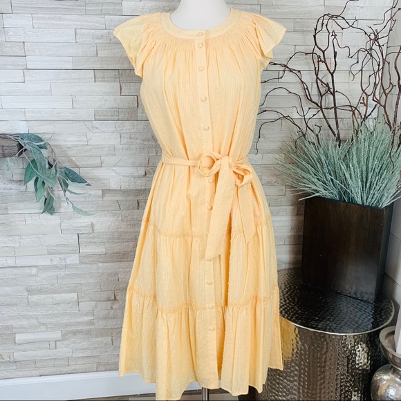 Gal Meets Glam NWT Peggy Swiss Dot MIDI Dress SZ 8 - Picture 13 of 15